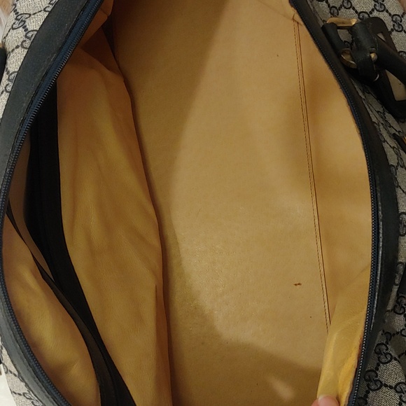 Authentic Vintage Gucci GG Monogram Supreme Duffel Carry on Weekender Travel Bag - Picture 7 of 9